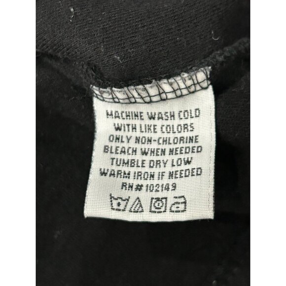 1830 Turtleneck Pullover Top Black Sz XL Long Sleeve Cotton Knit Contemporary - Picture 6 of 9